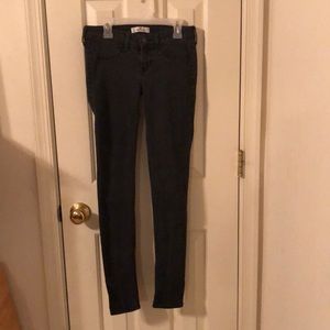 Faded Black Super Skinny Denim Jeans